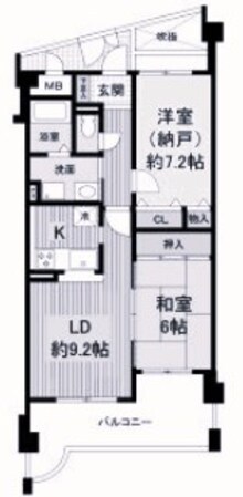 KDXレジデンス夙川ヒルズ　4番館の物件間取画像